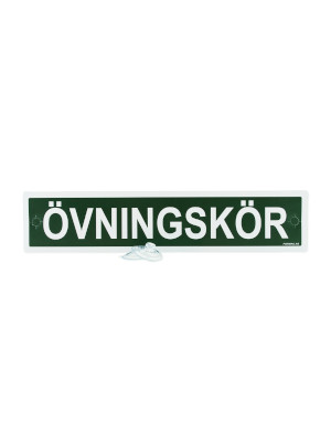 vningskrningsskylt med sugpropp i gruppen Produkter / Kartor & Bcker / Krkortsbcker hos Riksfrbundet M Sverige (1016)