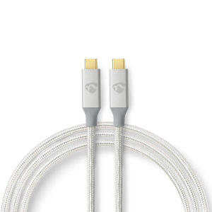 Nedis USB-C till USB-C kabel 1m i gruppen Produkter / Teknik & Mobiltillbehr / Laddare & Powerbank hos Riksfrbundet M Sverige (CCTB64020AL10)